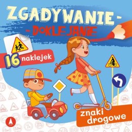 Znaki drogowe. Zgadywanie-doklejanie