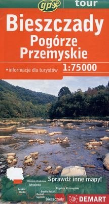 Bieszczady Podgórze Przemyskie. Mapa turystyczna 1:75 000 wyd. 2020