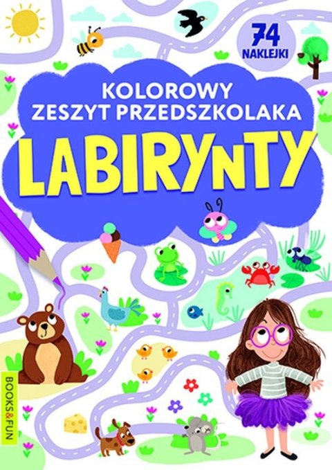 Labirynty. Kolorowy zeszyt przedszkolaka