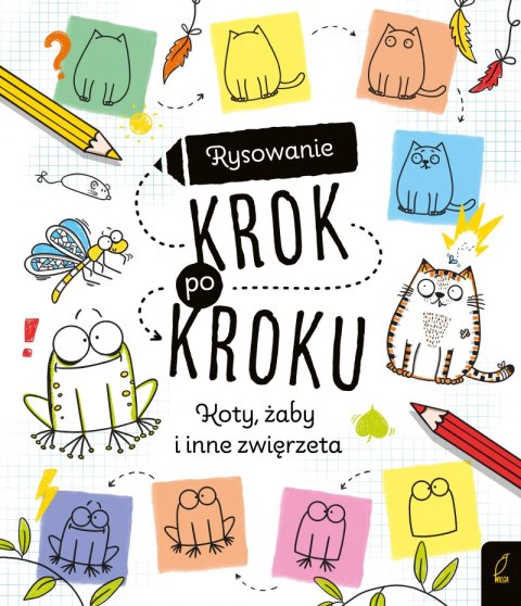 Koty, żaby i inne zwierzęta. Rysowanie krok po kroku