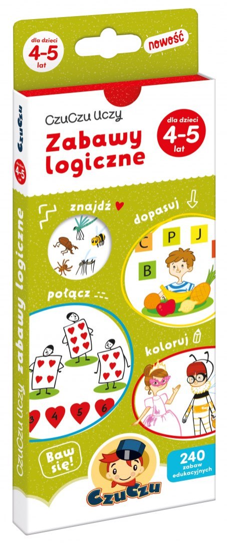 Zabawy logiczne 4-5 lat CzuCzu