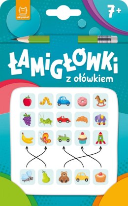 Łamigłówki z ołówkiem 7+. Książeczka turkusowa