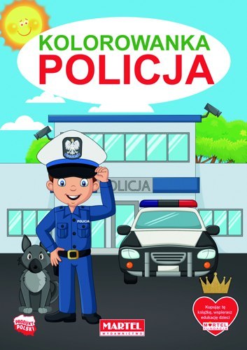 Policja. Kolorowanka Policja. Kolorowanka