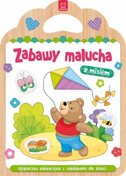 Zabawy malucha z misiem