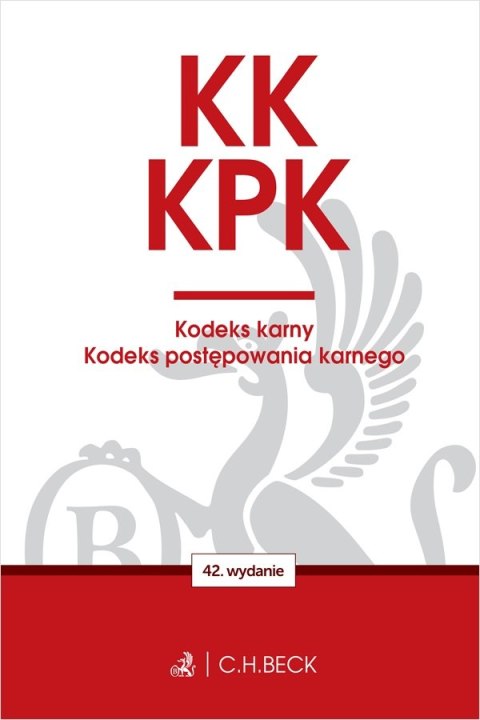 KK. KPK. Kodeks karny. Kodeks postępowania karnego. Edycja Prokuratorska wyd. 42