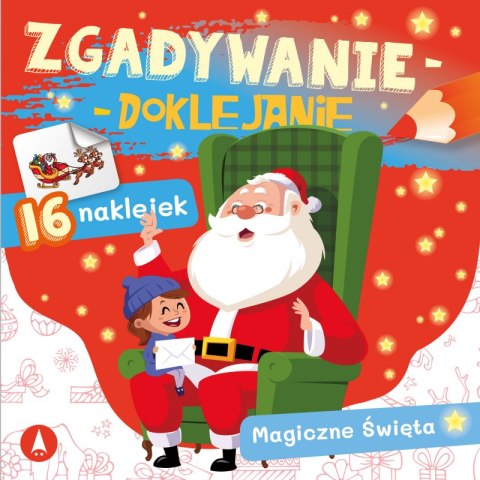 Magiczne święta. Zgadywanie-doklejanie