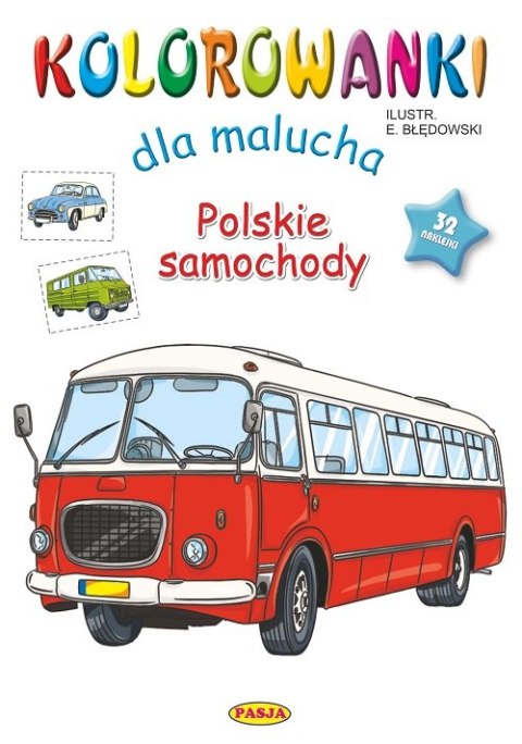 Polskie samochody. Kolorowanki dla malucha