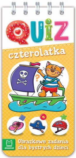 Quiz czterolatka. Obrazkowe zadania dla bystrych dzieci