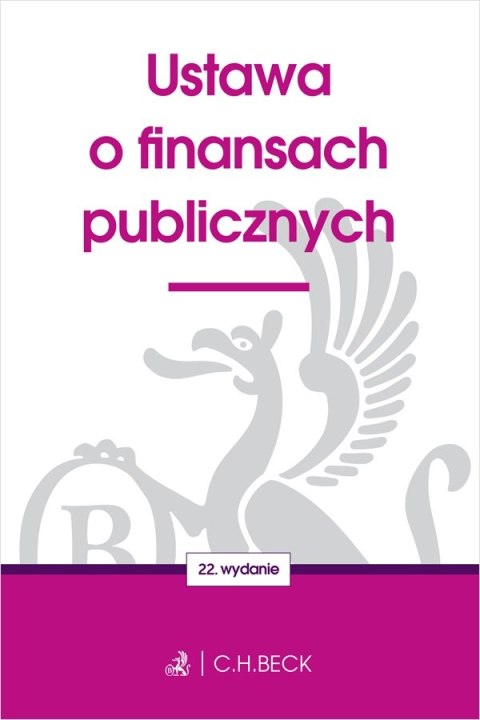 Ustawa o finansach publicznych wyd. 22