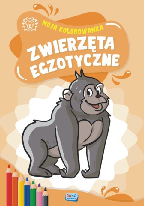 Moja kolorowanka Zwierzęta egzotyczne