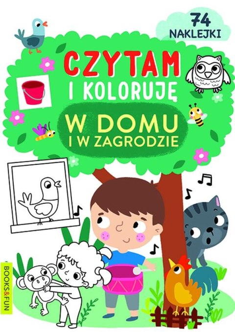 W domu i w zagrodzie. Czytam i koloruję