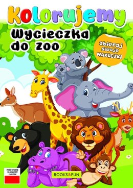 Wycieczka do zoo. Kolorujemy