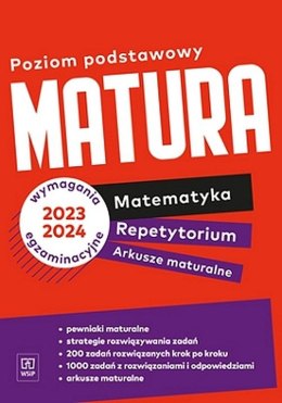 Nowe Repetytorium 2023 matematyka arkusze maturalne zakres podstawowy