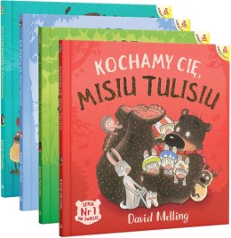 Pakiet Kochamy cię, Misiu Tulisiu / Kto przytuli Misia Tulisia? / Nie martw się, Misiu Tulisiu / Miś Tuliś bawi się w chowanego