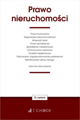 Prawo nieruchomości oraz inne akty prawne wyd. 21