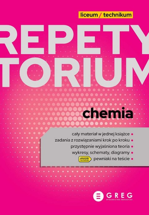 Chemia. Repetytorium liceum/technikum 2023