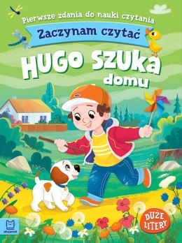 Hugo szuka domu. Zaczynam czytać. Duże litery. Pierwsze zdania do nauki czytania.