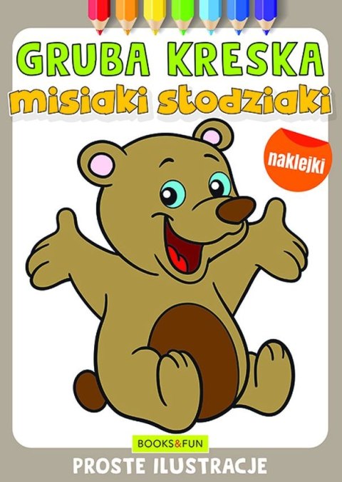 Misiaki słodziaki. Gruba kreska