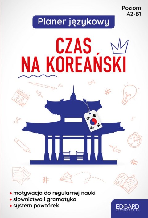 Planer językowy. Czas na koreański. Poziom A1-B1