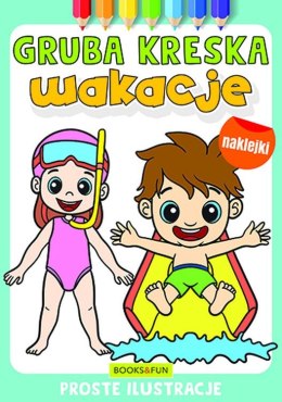 Wakacje. Gruba kreska