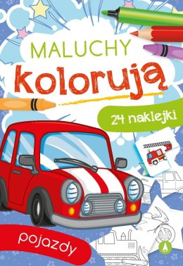 Pojazdy. Maluchy kolorują