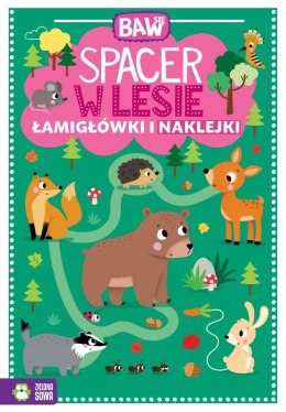 Spacer w lesie. Łamigłówki i zabawy. Baw się