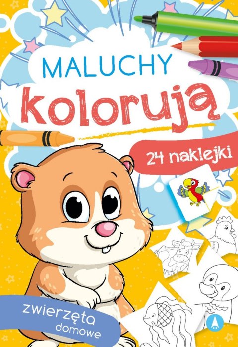 Zwierzęta domowe. Maluchy kolorują