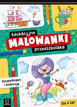 Uzupełniam i koloruję. Edukacyjne malowanki przedszkolaka