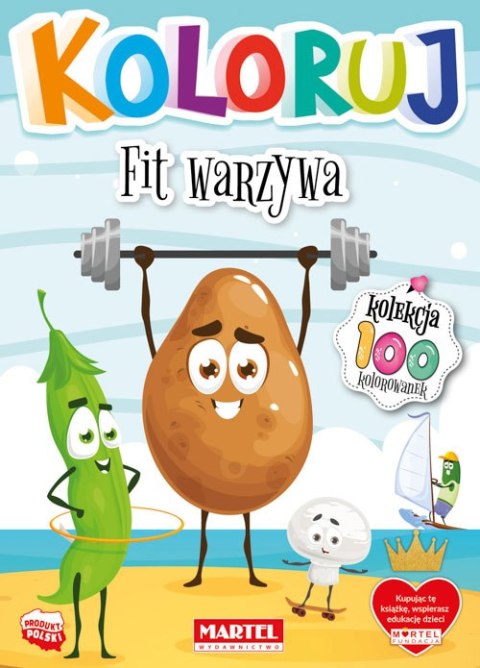 Fit warzywa. Koloruj