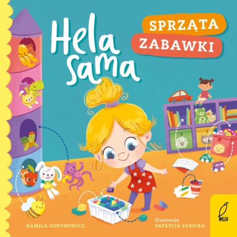 Hela sama. Sprząta zabawki