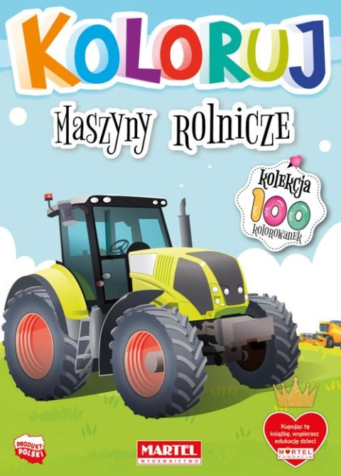 Maszyny rolnicze. Koloruj