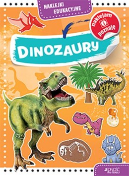 Dinozaury naklejki edukacyjne