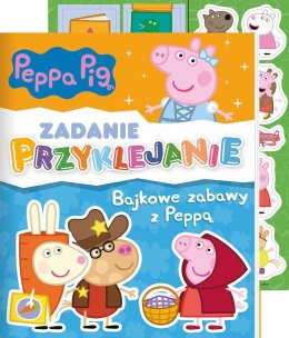 Bajkowe zabawy z Peppą. Świnka Peppa. Zadanie Przyklejanie