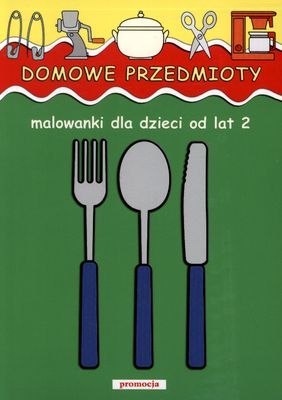 Domowe przedmioty malowanki dla dzieci od lat 2