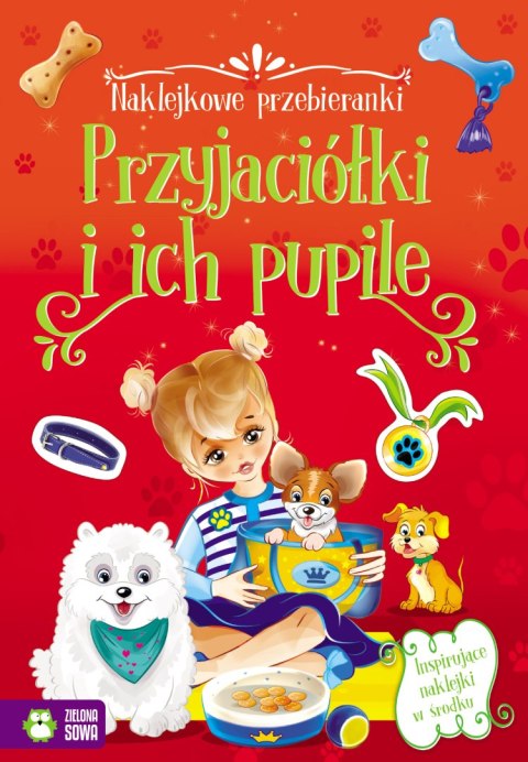 Przyjaciółki i ich pupile. Naklejkowe przebieranki