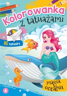 Magia oceanu. Kolorowanka z tatuażami