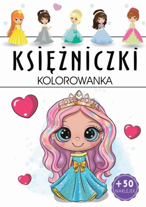 Księżniczki. Kolorowanka