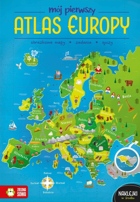 Mój pierwszy atlas Europy. Mój pierwszy atlas