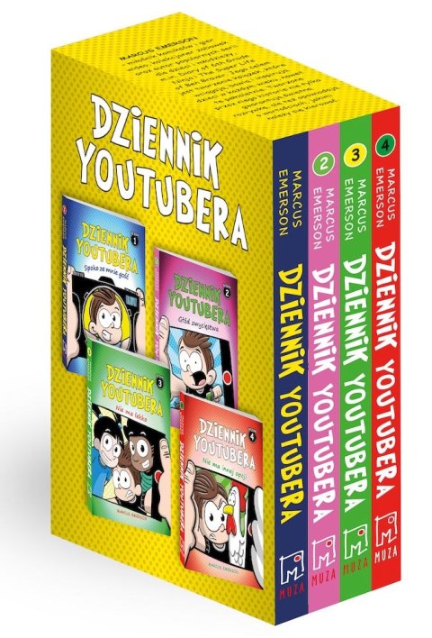 Pakiet Dziennik Youtubera. Tom 1-4