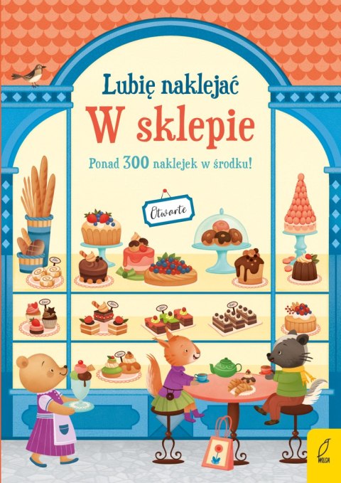 W sklepie. Lubię naklejać