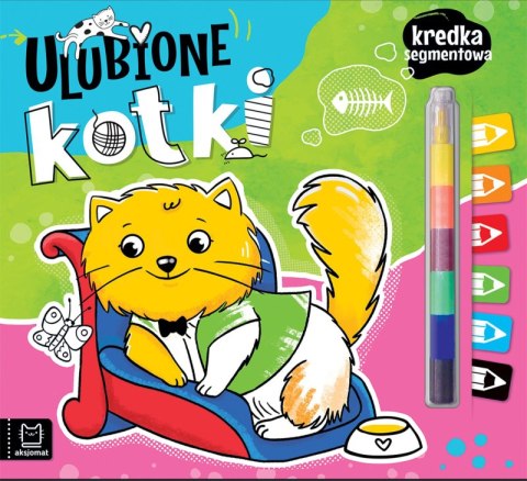 Ulubione kotki. Kredka segmentowa Ulubione kotki. Kredka segmentowa