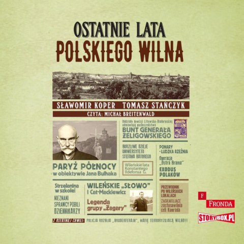 CD MP3 Ostatnie lata polskiego Wilna