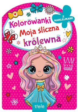 Moja śliczna królewna. Kolorowanka z wykrojnikiem