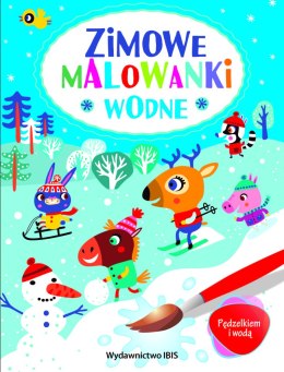 Zimowe malowanki wodne. Pędzelkiem i wodą