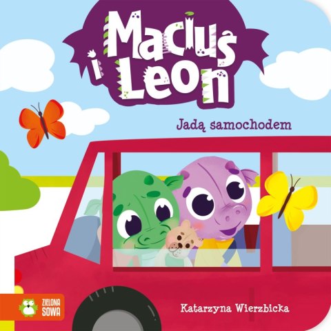 Maciuś i Leon jadą samochodem. Maciuś i Leon