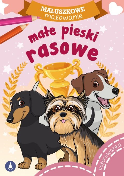 Małe pieski rasowe. Maluszkowe malowanie