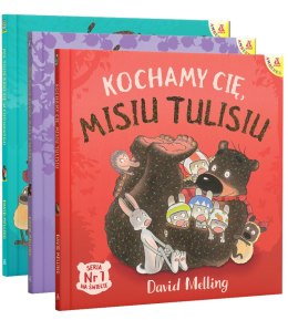 Pakiet Kochamy cię, Misiu Tulisiu / Miś Tuliś kocha małe ptaszki / Miś Tuliś bawi się w chowanego