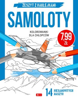 Samoloty. Kolorowanki dla chłopców