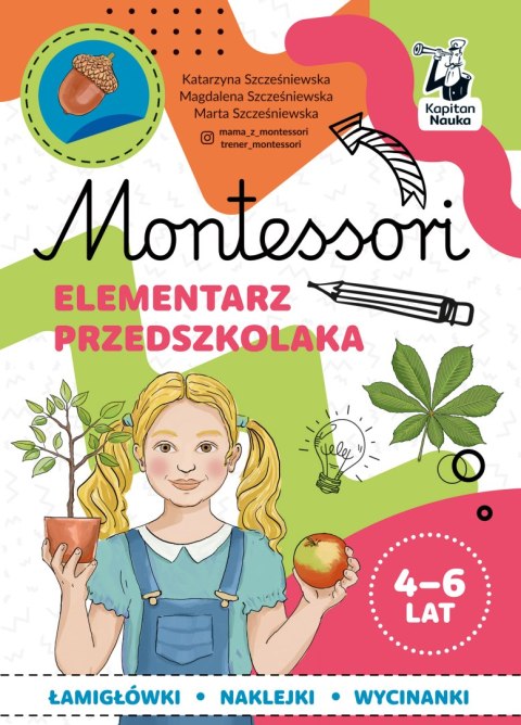 Elementarz przedszkolaka 4-6 lata. Montessori