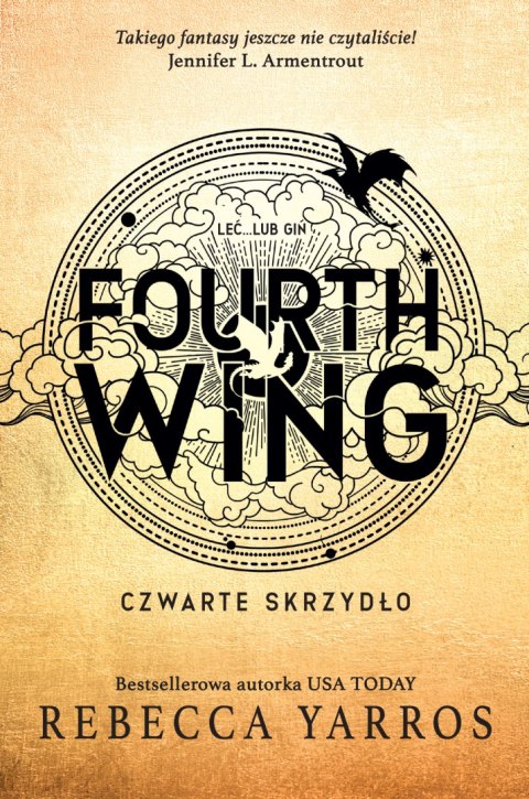 Fourth Wing. Czwarte Skrzydło (ilustrowane brzegi)